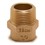 Yorkshire 15mmx1/2" Straight Connector CU/MI YP3