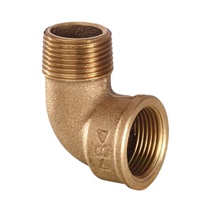 1/2" Elbows Male/Female Gun Metal B3092