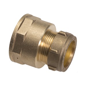 Conex 22mmx1/2" Straight Connector Compression CU/FI