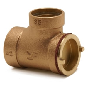 Yorkshire 54x42mm Waste Reducer Tee C/E YP363R