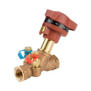 Crane 1/2" Double Regulating Valve Fixed Orifice Bronze D933