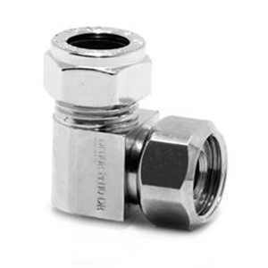 Ballofix 15mmx1/2" Angle Valve Chrome Plated 3160ZA