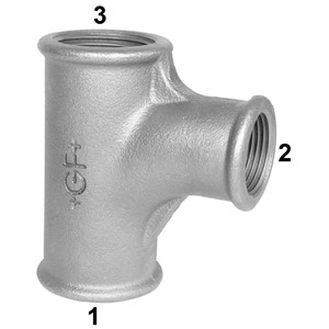 1x3/4" Pitcher Tee Black 131-B