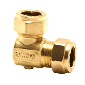 Ballofix 15mm Straight Valve Compression DZR 3381YA