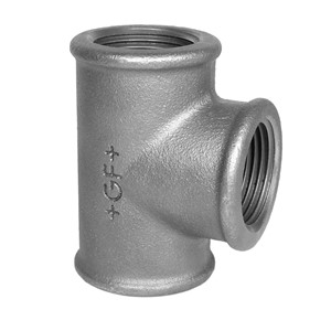 2" Equal Tee Black 130-B