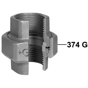 1.1/4" Union BR/BR Black 342a-B