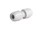 Hep2O 10mm Straight Coupling G4 White HD1/10W