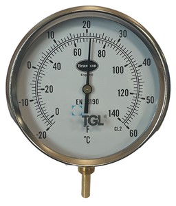 TGL 4" (2" stem) Therm -20/60c Vert