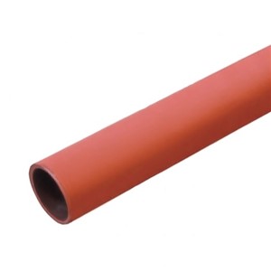 1.1/4" (42.4) 3.25m Tube TR1 Half Random Red Heavy P/E EN10255