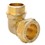 TGL 22mmx3/4" Elbow Compression C/MI Brass