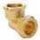 TGL 15mmx1/2" Elbow Compression C/FI Brass