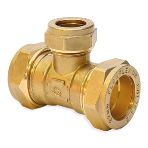TGL 42x28mm Tee Compression Brass