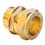 TGL 15mmx3/8" Straight Connector CU/MI Brass