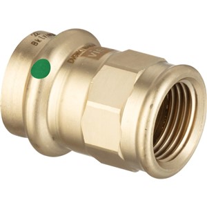 Profipress 22mmx1" Coupling CU/FI Straight 298128