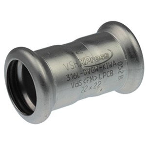 XPress 35mm Straight Coupling Stainless SS1 11698