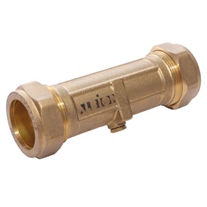 15mm Double Check Valve DZR / Brass 37 WRAS