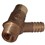 TGL 1/2" Drain Cock Lockshield Bronze 311 WRAS