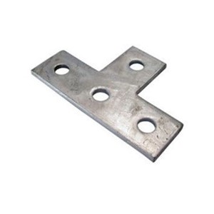 Strut Tee Flat 4 Hole